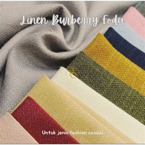 harga kain linen burberry|Jual Kain Linen Burberry Model & Desain Terbaru .